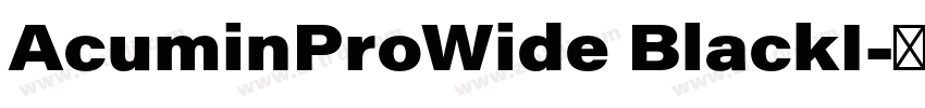 AcuminProWide BlackI字体转换 AcuminProWide BlackI字体转换